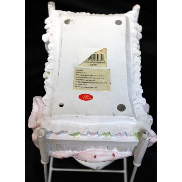 Yankee Candle Hanging Tart Warmer Bowl 4 Poster Bed Tea Light Shabby Cottage - Picture 9 of 11